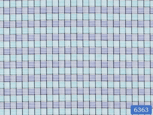 White with Blue Cube Print Shirt