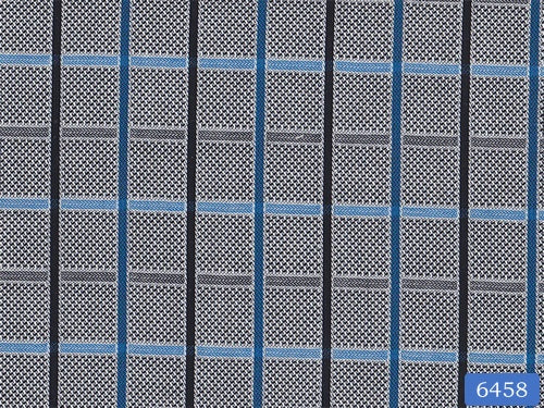 Grey with Multi Blue Check Shirt