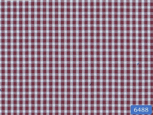 Brown and White Check Shirt