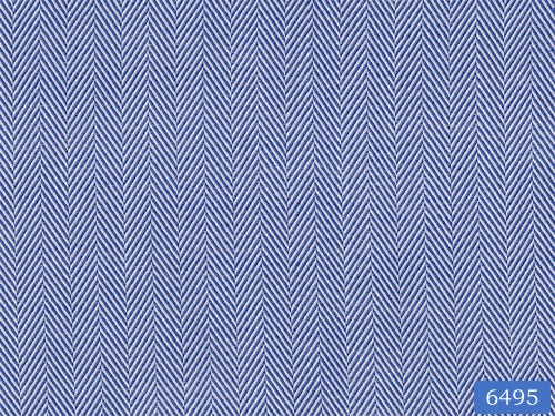 Azure Blue Herringbone Shirt
