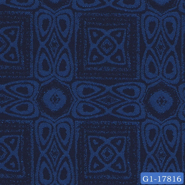 Royal Blue Scope Print Jacket