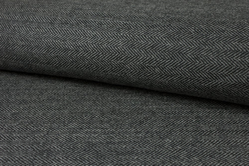 Iron Grey Herringbone Stripe Vest