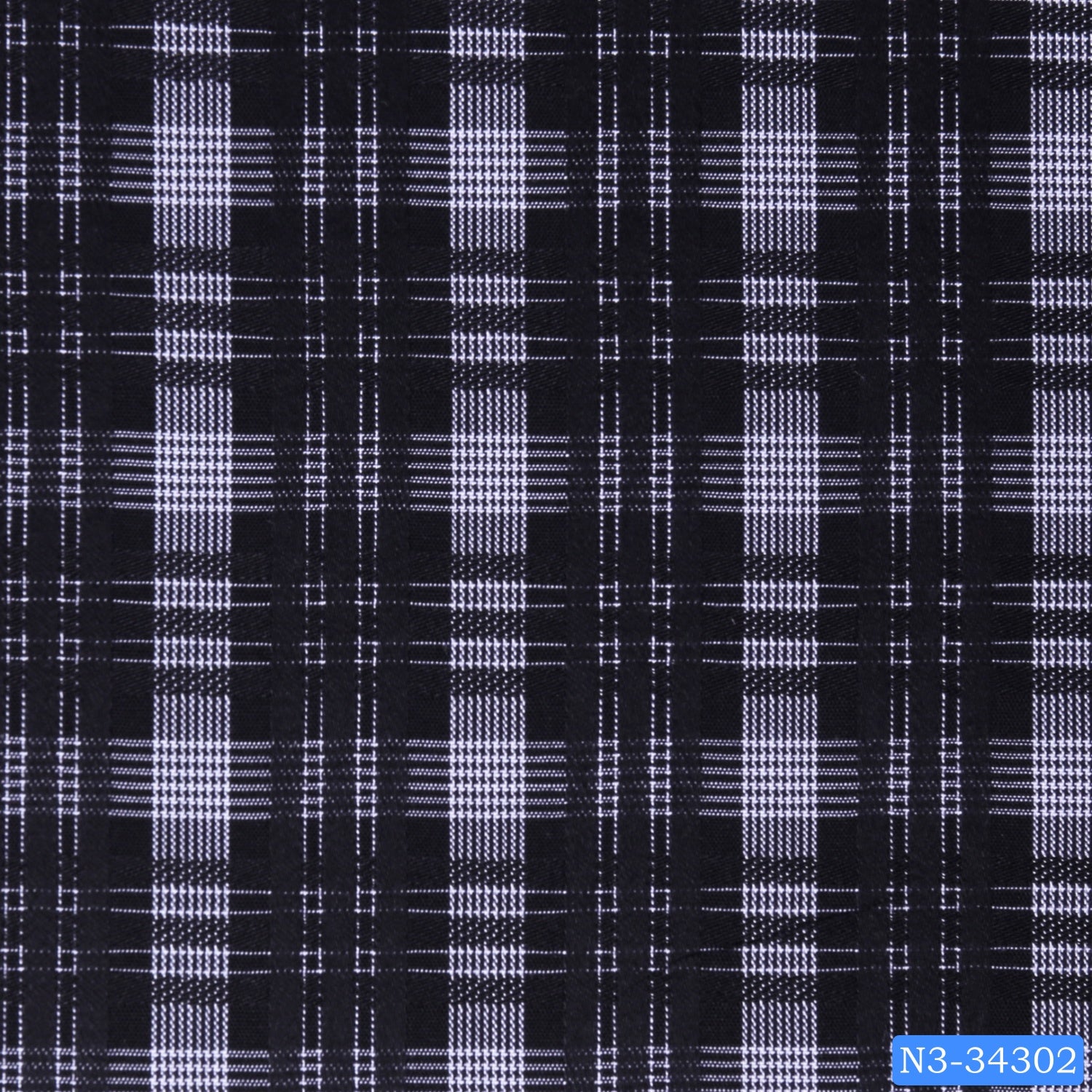Black Check Print Shirt