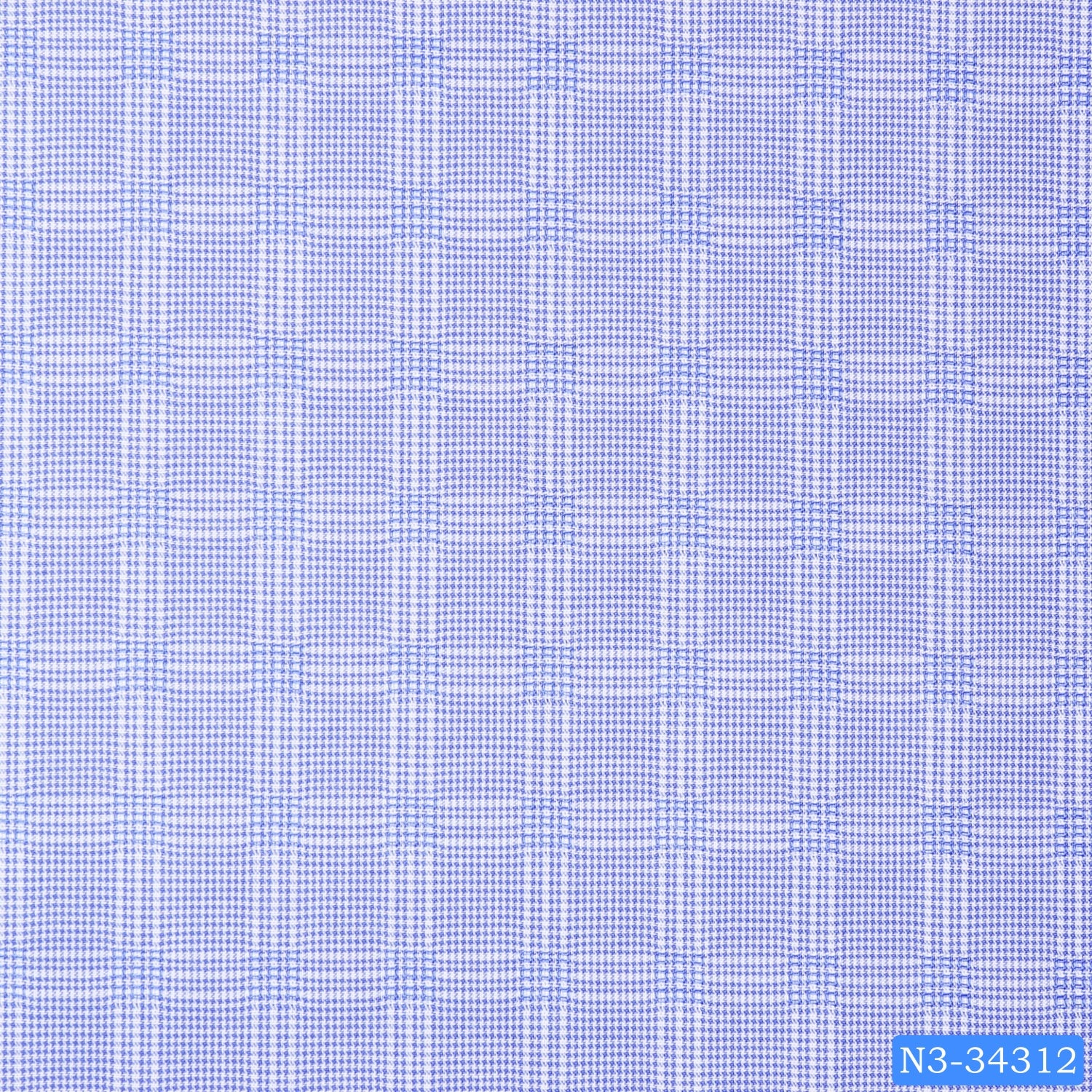 Cornflower Blue Check Print Shirt