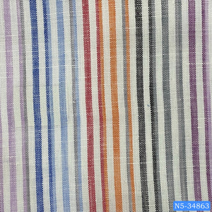 Multi Color Striped Linen Shirt