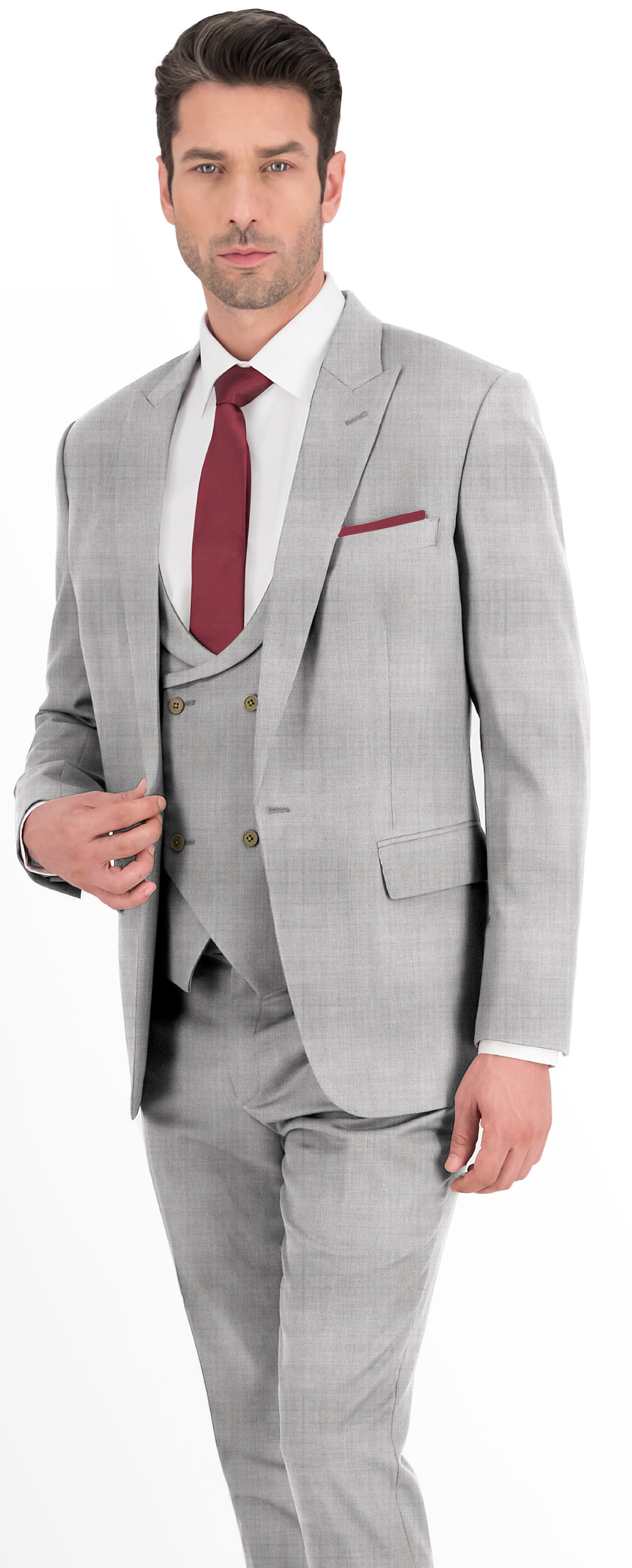 Abalone Grey Texture Plain Pant