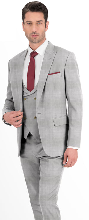 Abalone Grey Texture Plain Suit