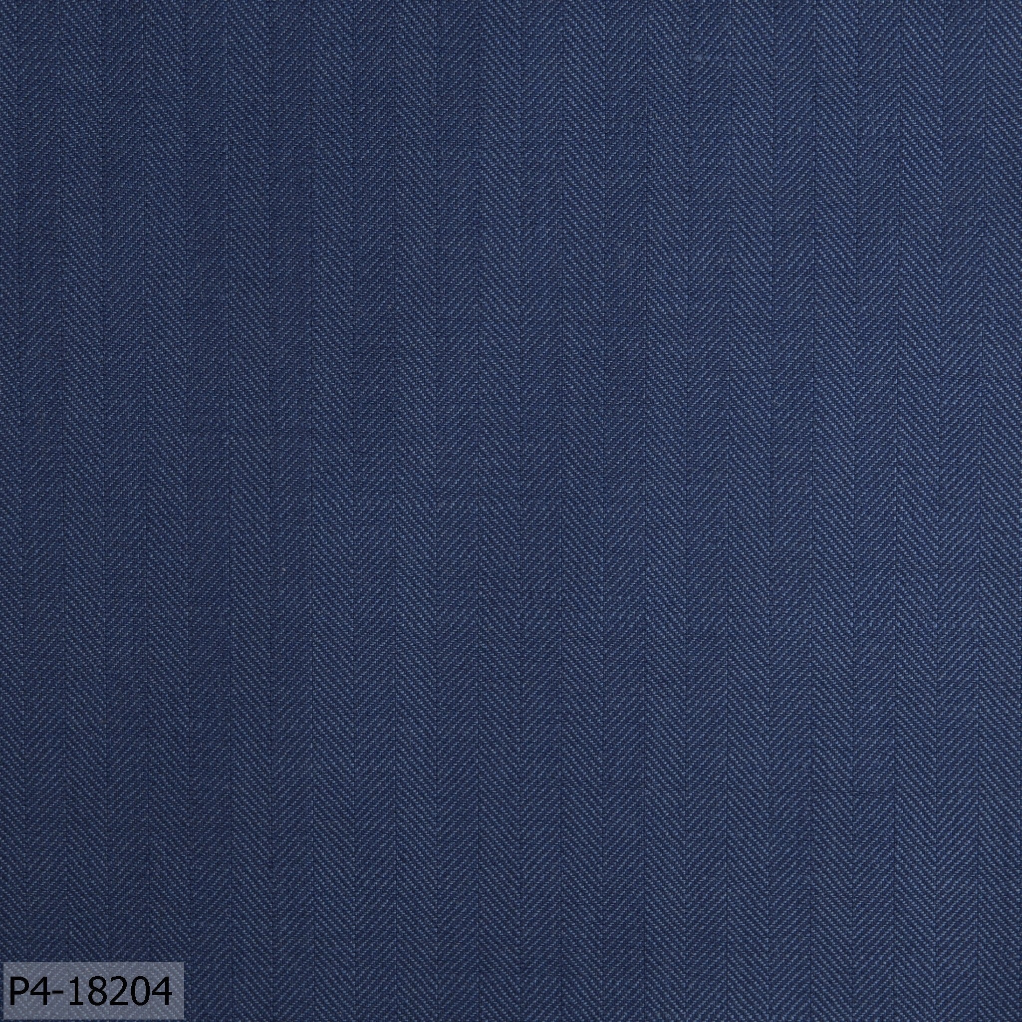 Air Force Blue And Space Blue Herringbone Flannel Jacket