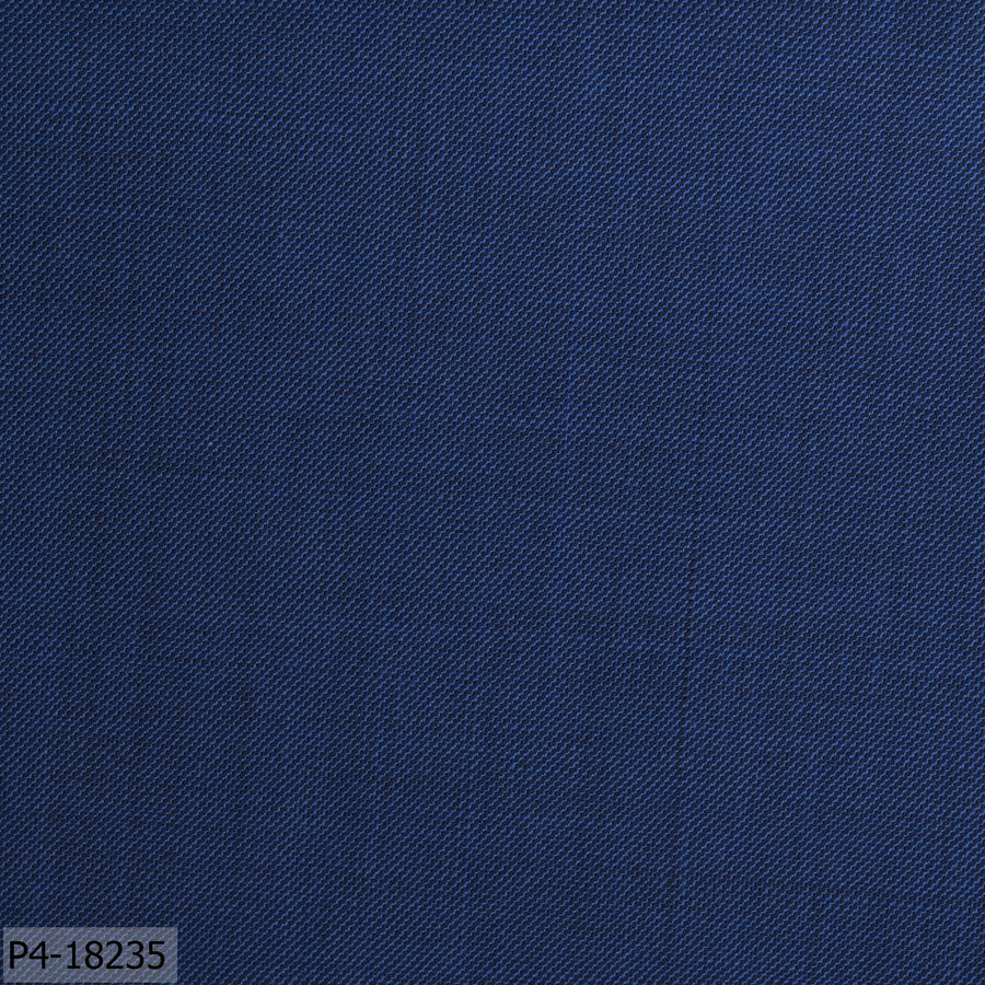 Sapphire Blue Texture Plain Flannel Vest