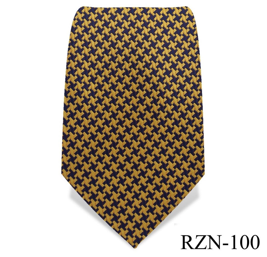 Blue and Yellow Star Print Tie
