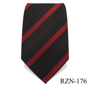Dual Red Striped Tie