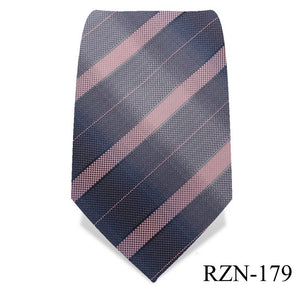 Grey Striped Tie