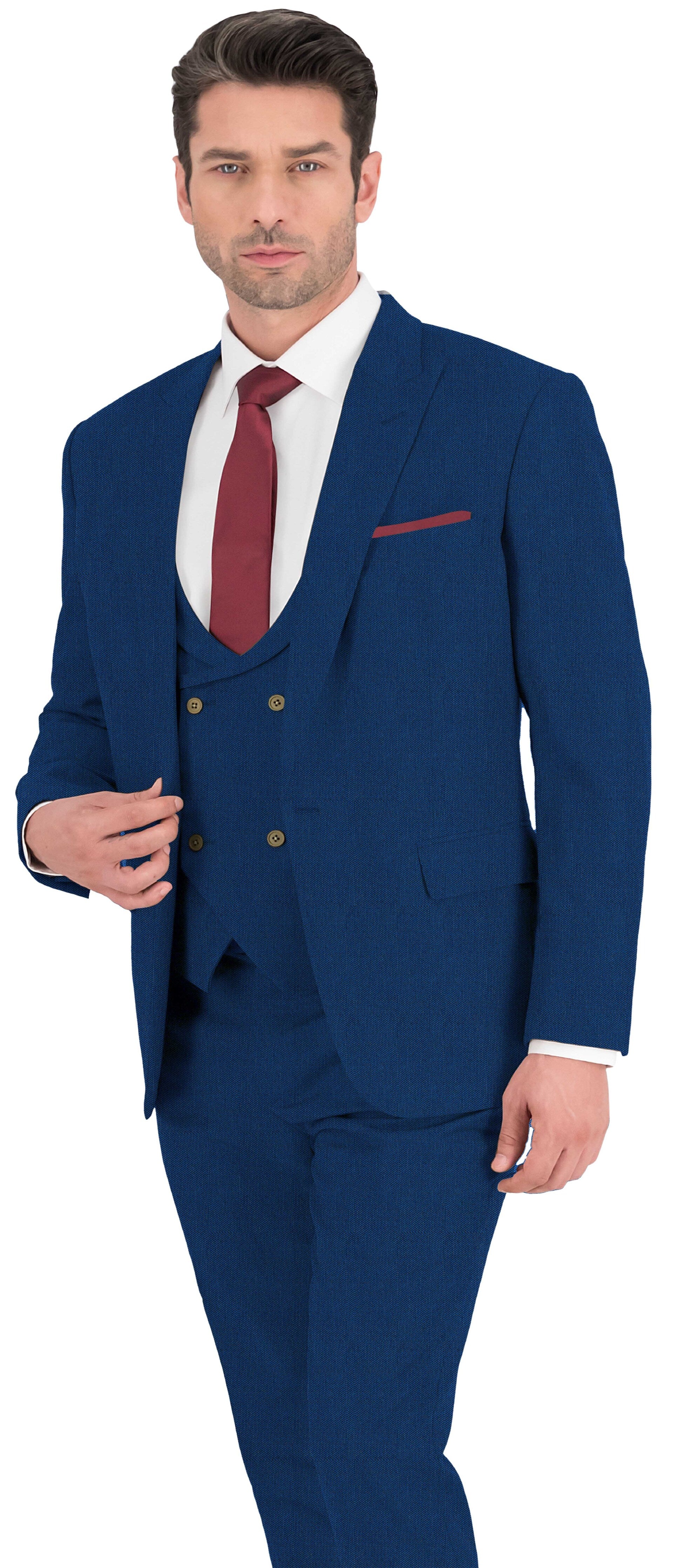 Royal Blue Plain Vest