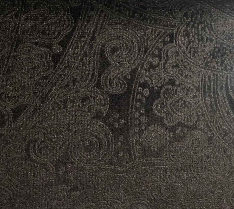 Black Paisley Velvet Jacket
