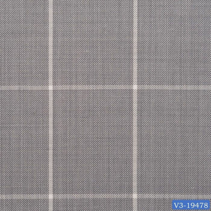 Abalone Grey Windowpane Long Suit