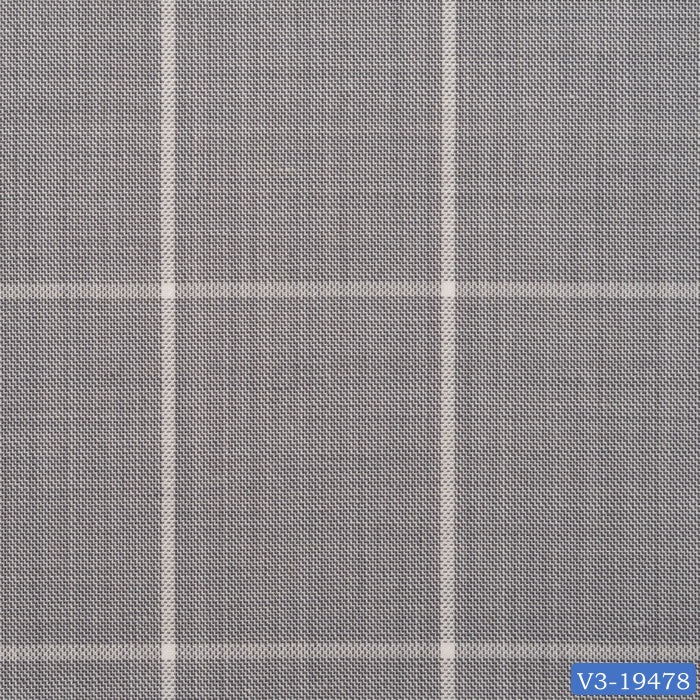 Abalone Grey Windowpane Long Suit