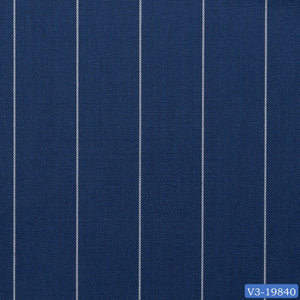 Royal Blue with White Stripe Suit