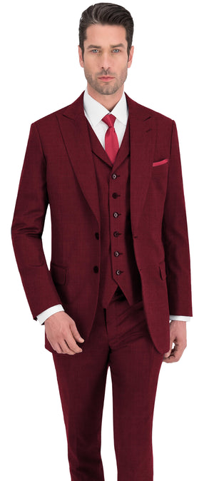 Red Jam Plain Suit