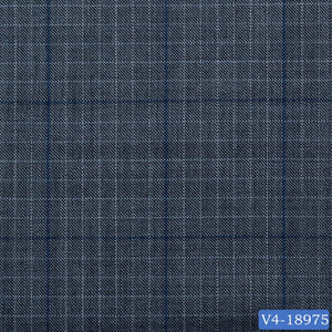 Air Force Blue Windowpane Vest