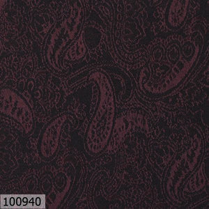 Burgundy Paisley Print Vest