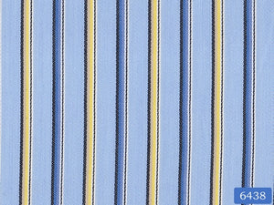 Maya Blue and Yellow Stripe Shirt