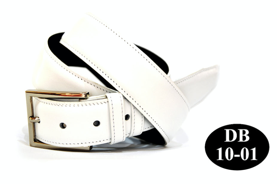 Square Buckle Classic Leather Belt