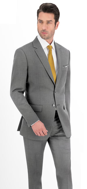 Pewter Grey Texture Plain Jacket