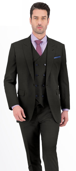 Shadow Grey Texture Plain Suit