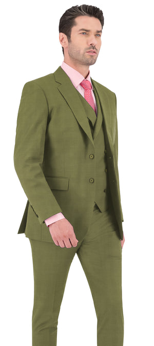 Camel Brown Texture Plain Suit