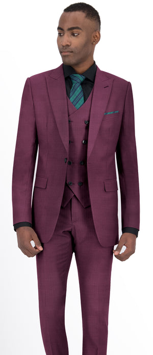 Grape Purple Plain Suit