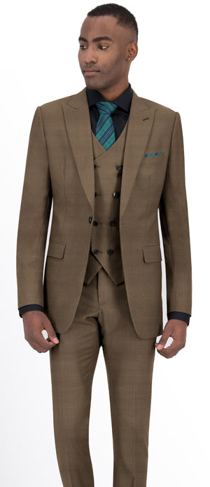 Mocha Brown Plain Suit