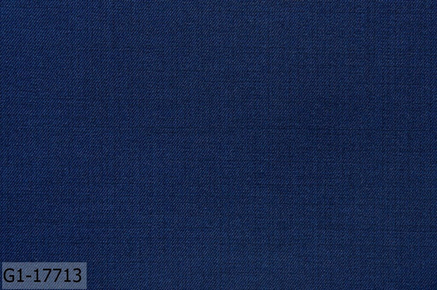 Prussian Blue Texture Plain Jacket