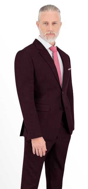 Plum Purple Plain Suit