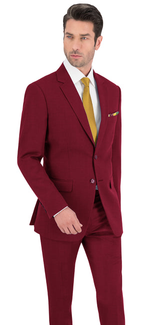 Maroon Red Plain Jacket