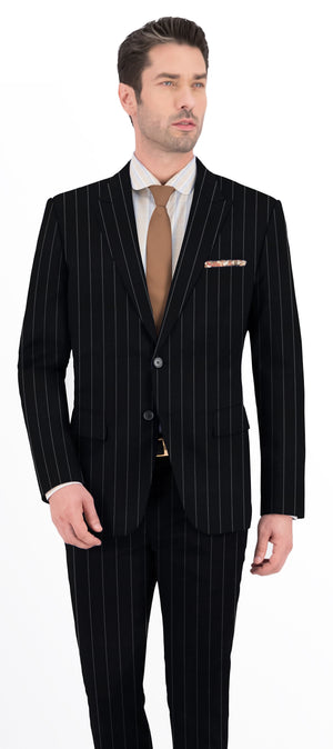 Black With White Stripe Jacket