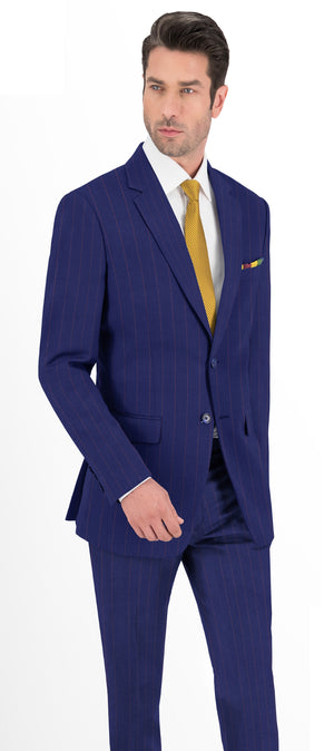 Indigo Blue With Light Stripe Jacket