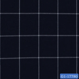 Prussian Blue Small Windowpane Jacket