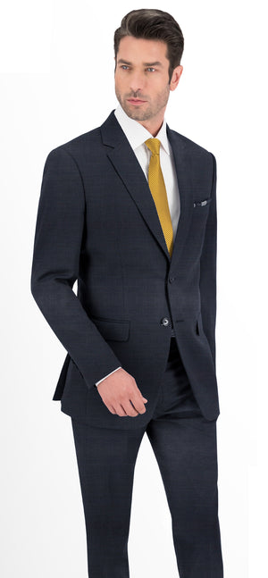 Independence Blue Wave Texture Plain Suit