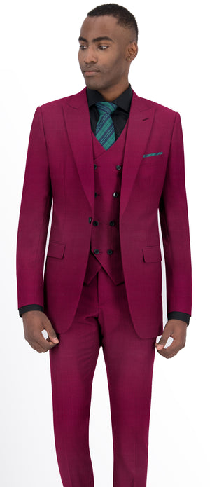 Pink Wave Texture Plain Jacket