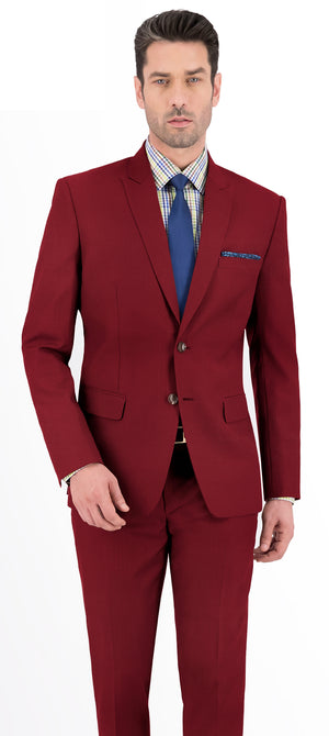 Red Wave Texture Plain Jacket