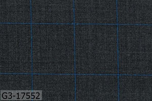 Iron Grey With Blue Windowpane Suit