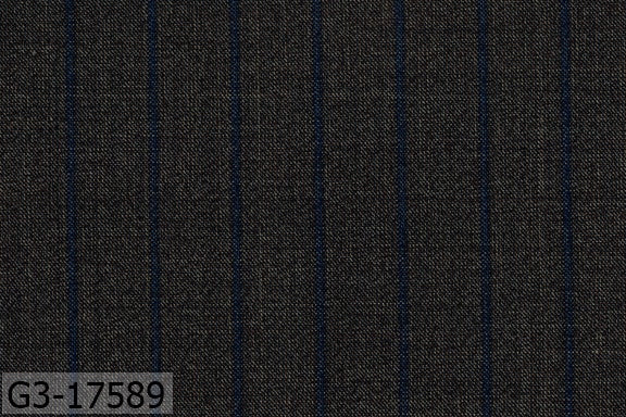 Iron Grey With Space Blue Stripe Suit