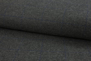 Iron Grey With Dark Blue Windowpane Pant