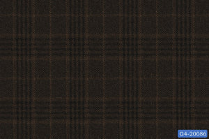 Chocolate Brown Prince of Wales Check Suit