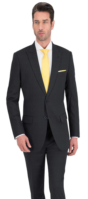 Iron Grey Pin Head Plain Suit