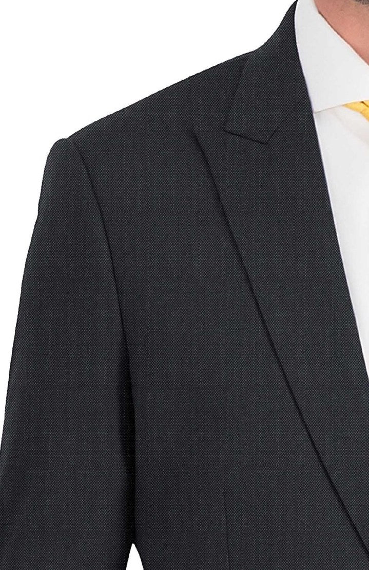 Iron Grey Pin Head Plain Suit