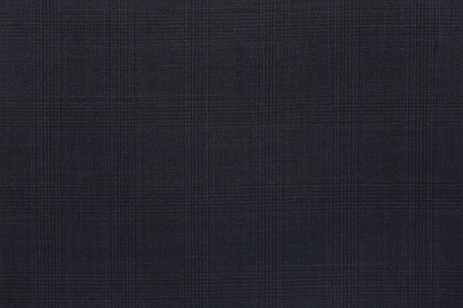 Independence Blue With Dark Prince of Wales Check Suit