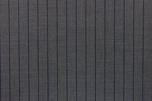 Steel Grey With Dark Blue Stripe Jacket