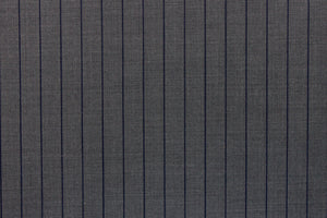 Steel Grey With Dark Blue Stripe Pant