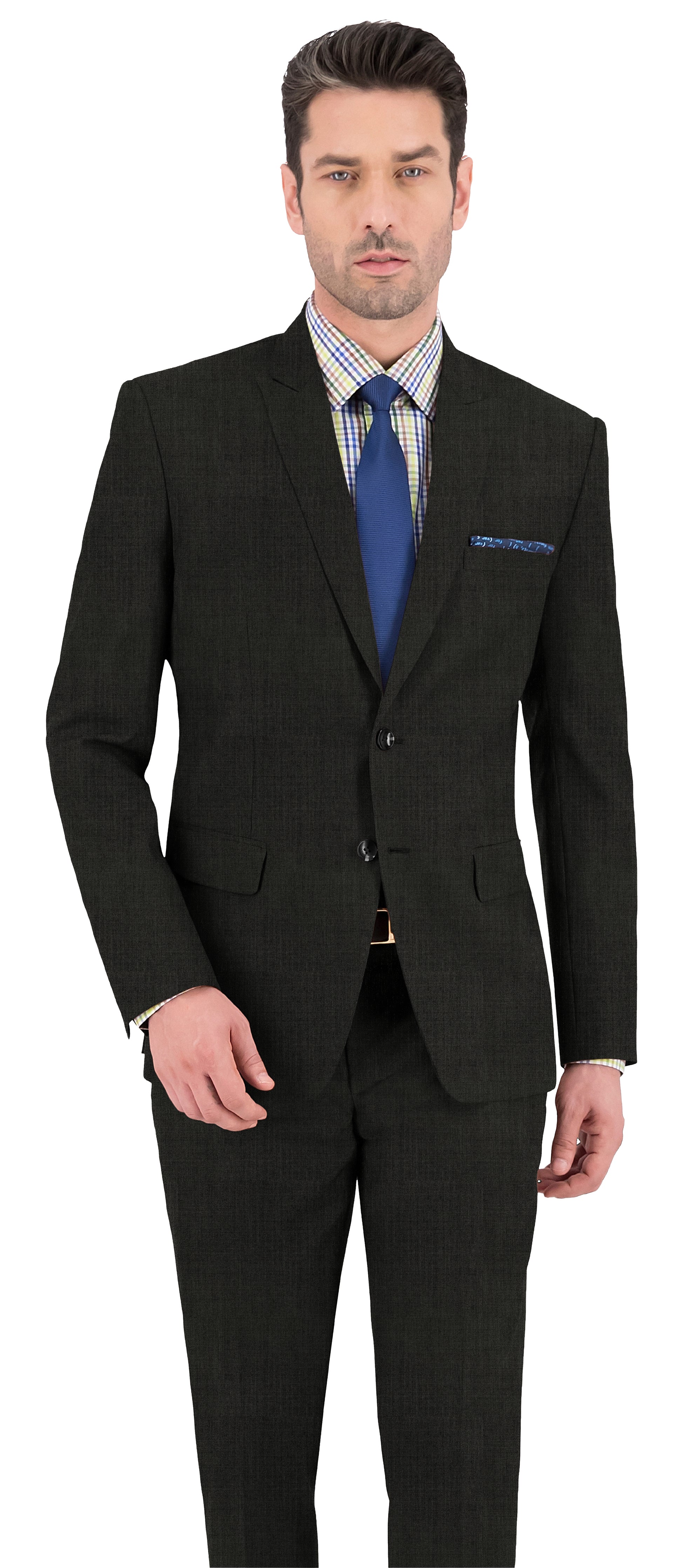 Charcoal Grey Texture Plain Vest - Nasir Suits Charcoal Grey Texture Plain Vest - Nasir Suits
